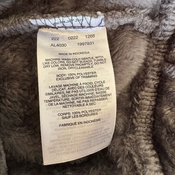 NWOT Columbia Fireside Full Zip Jacket Charcoal Dark Gray Athletic Women Size M - Picture 5 of 8